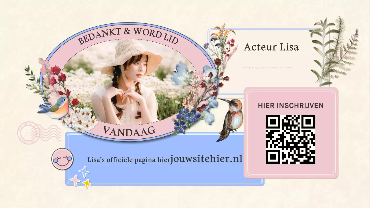 Roze elegante K-drama toonhoogte