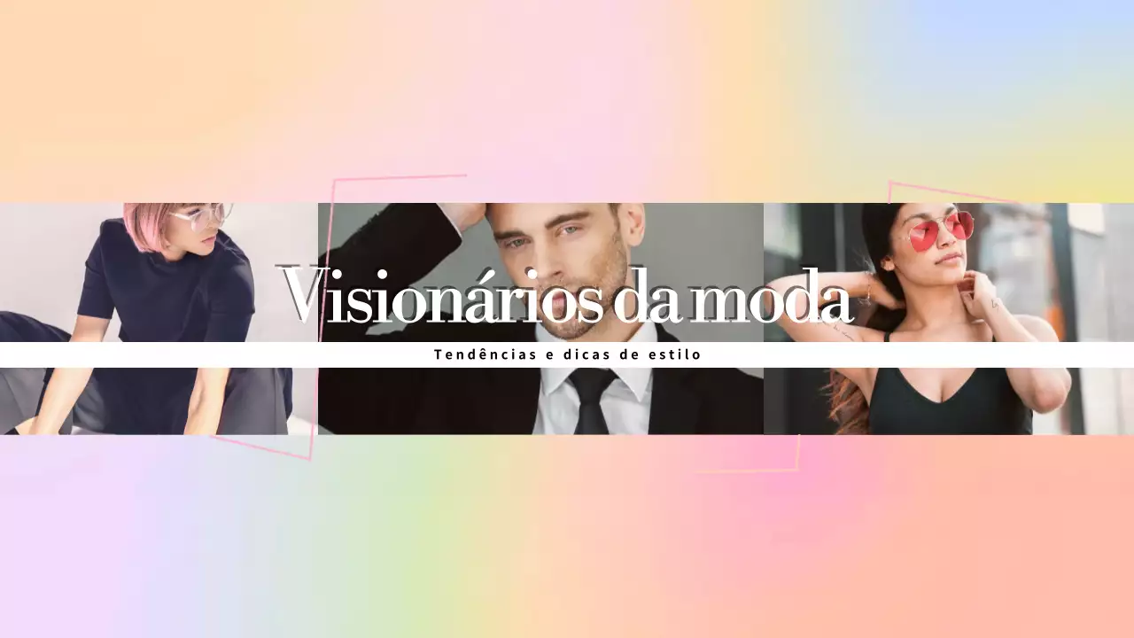 arco-íris moda moderna tendência