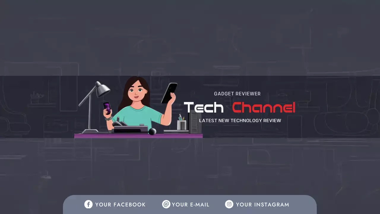 Grey Modern Technology Promotion YouTube Thumbnail