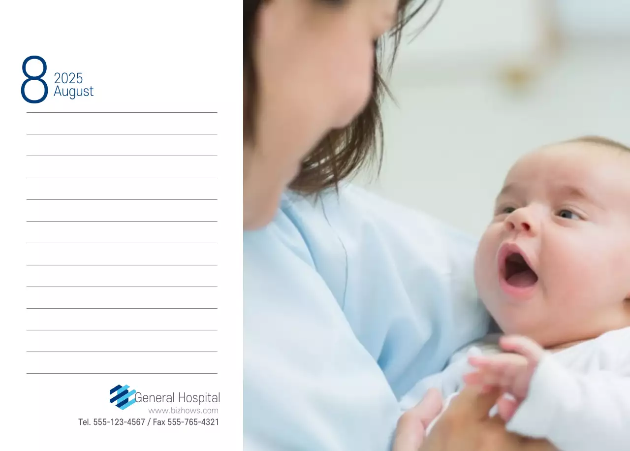 Kalender Promosi Rumah Sakit Sederhana Putih Angkatan Laut