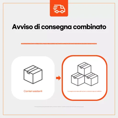 Informazioni sulla spedizione di Orange Simple