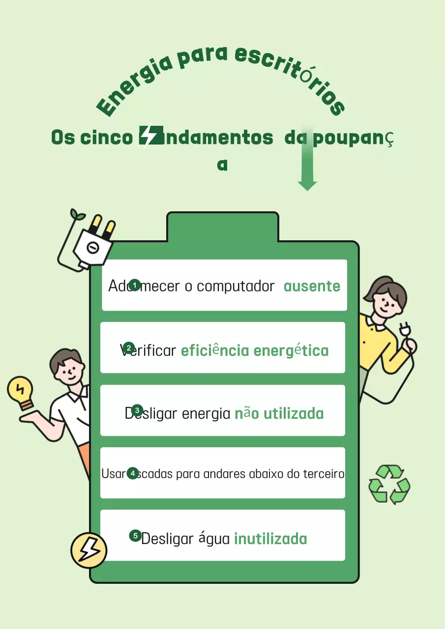 Campanha ambiental Mint Simple