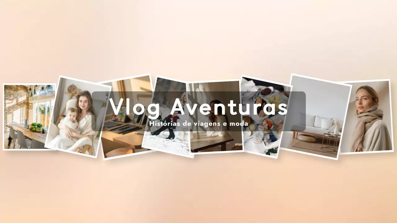 bege moderno viagem vlog canal do youtube arte