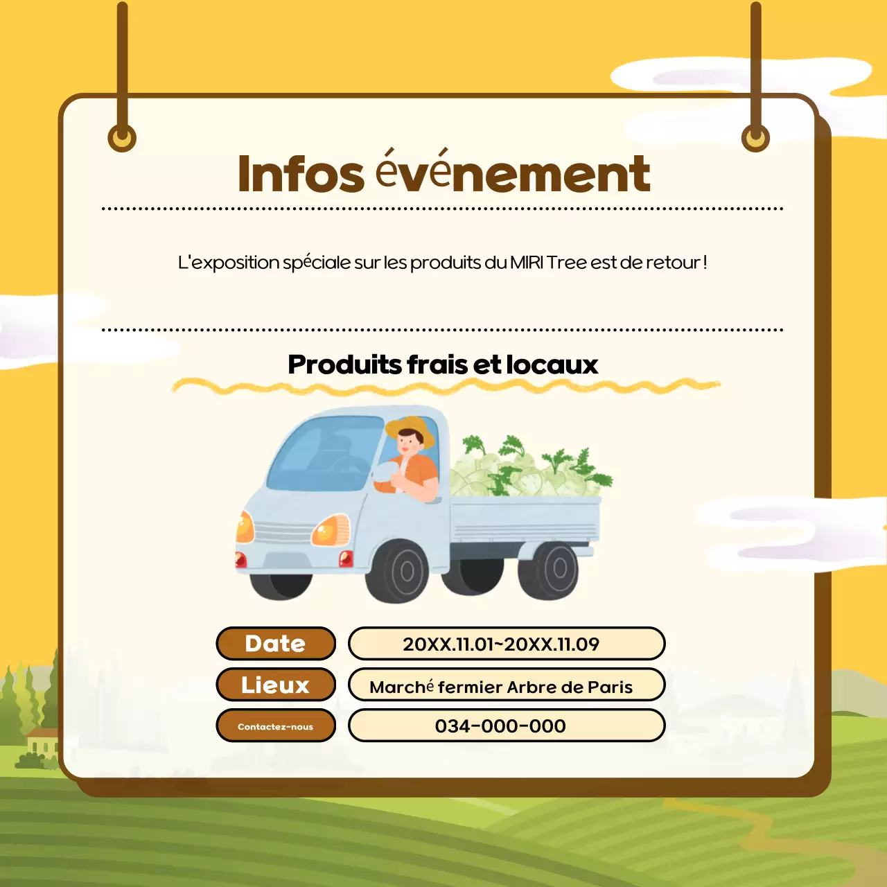 Exposition spéciale de Yellow Lovely Produce