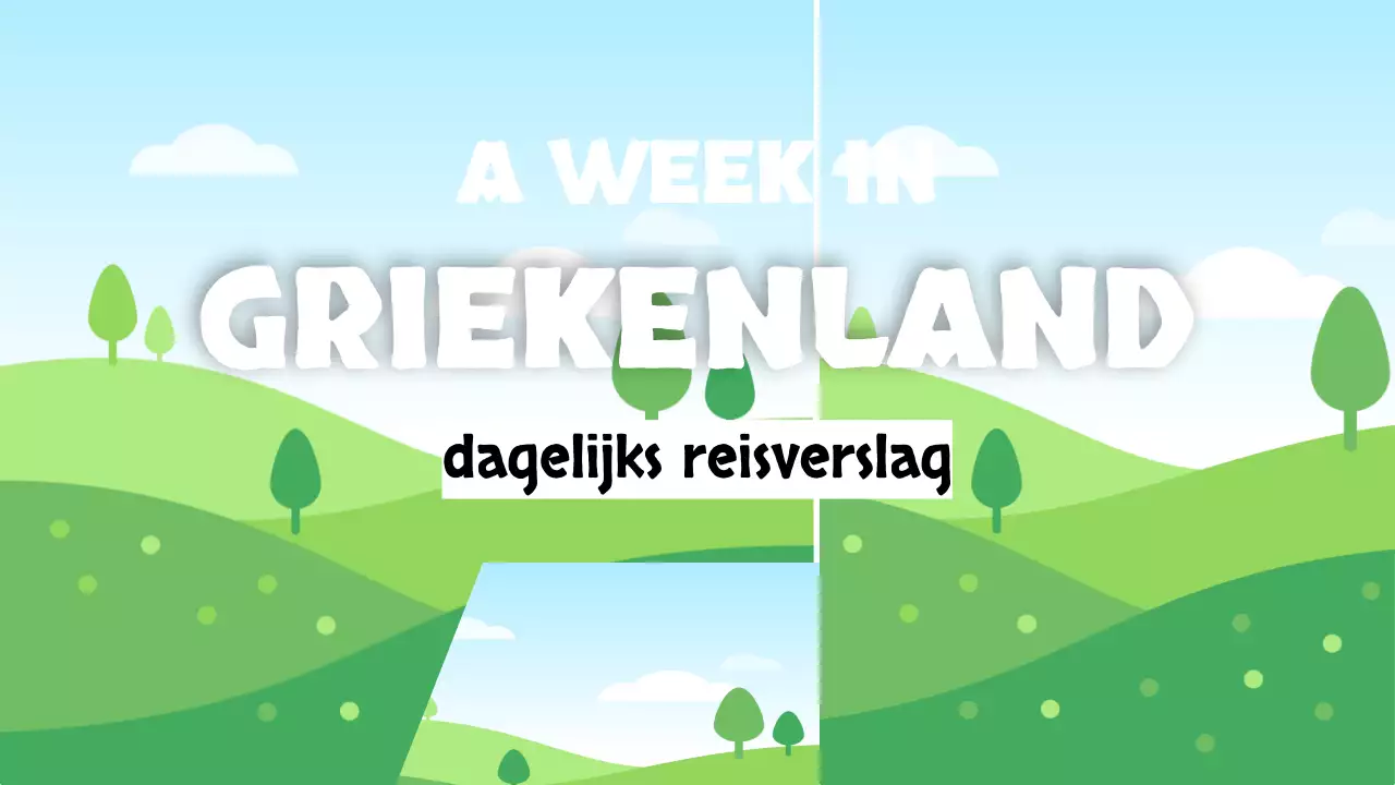 blauw wit dagelijks reisvlog moderne stijl
