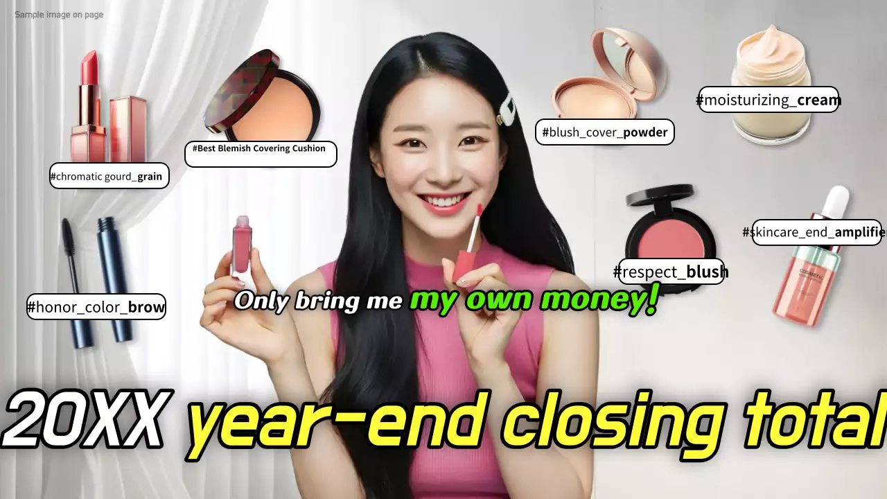 Iklan Riasan Trendi Warna Pink Thumbnail YouTube