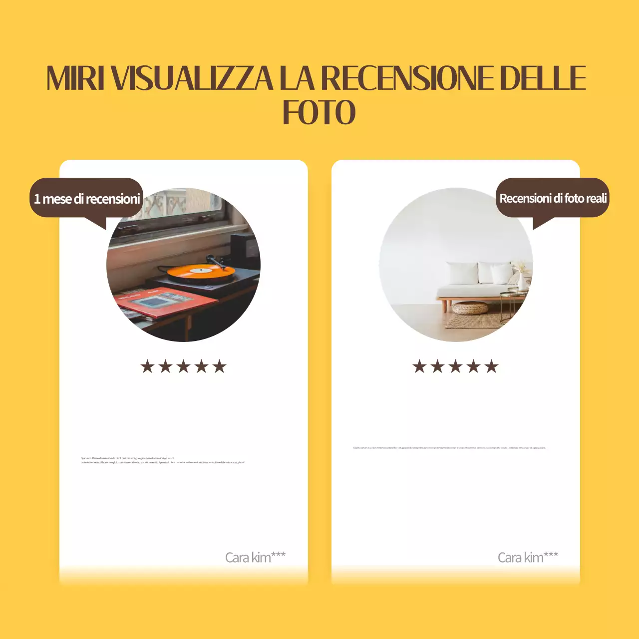 Una raccolta di semplici modelli di revisione in giallo