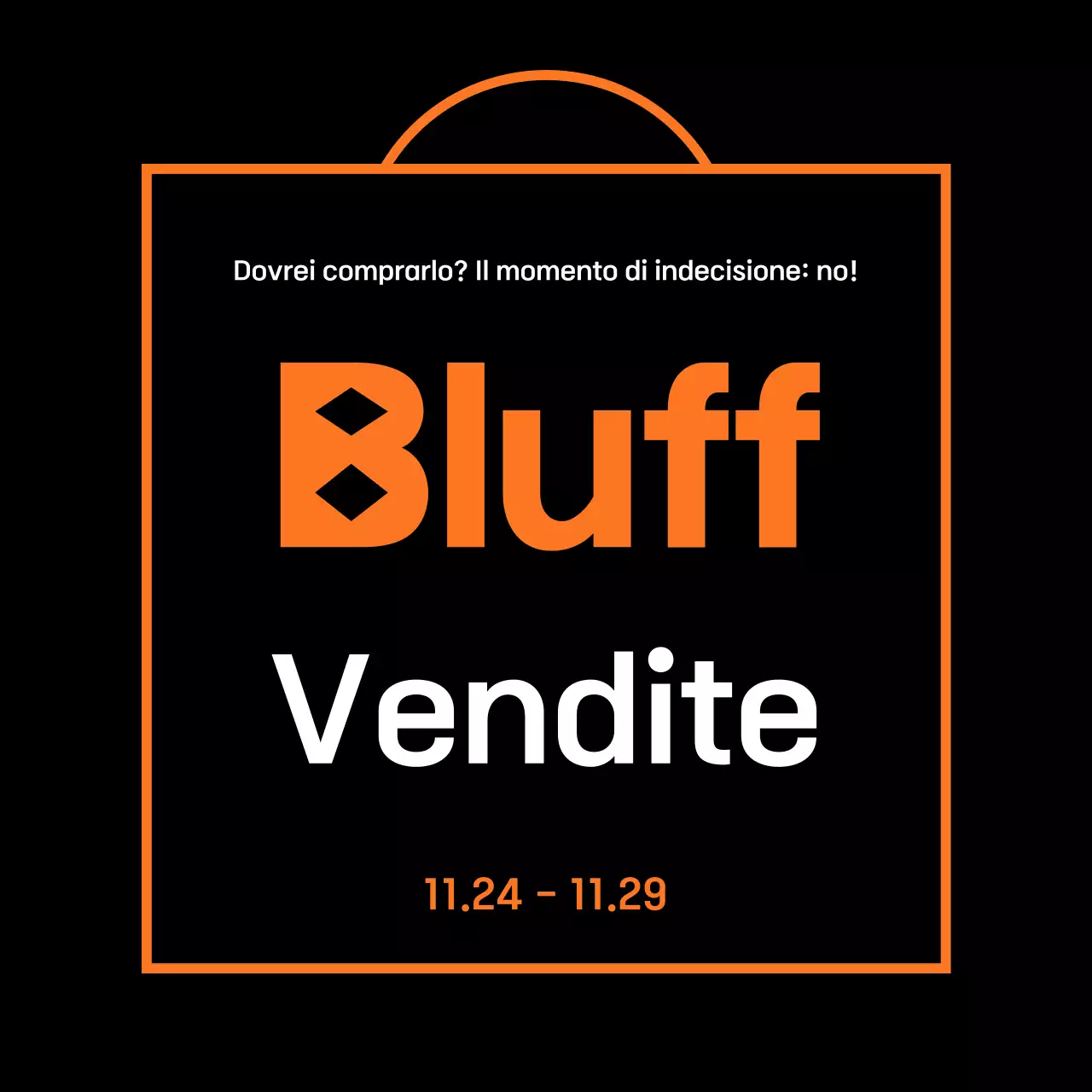 Vendita semplice nera