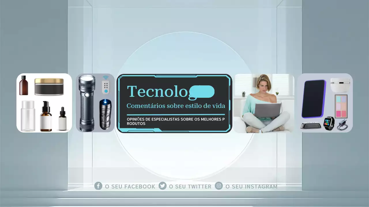 Anúncio técnico moderno cinzento