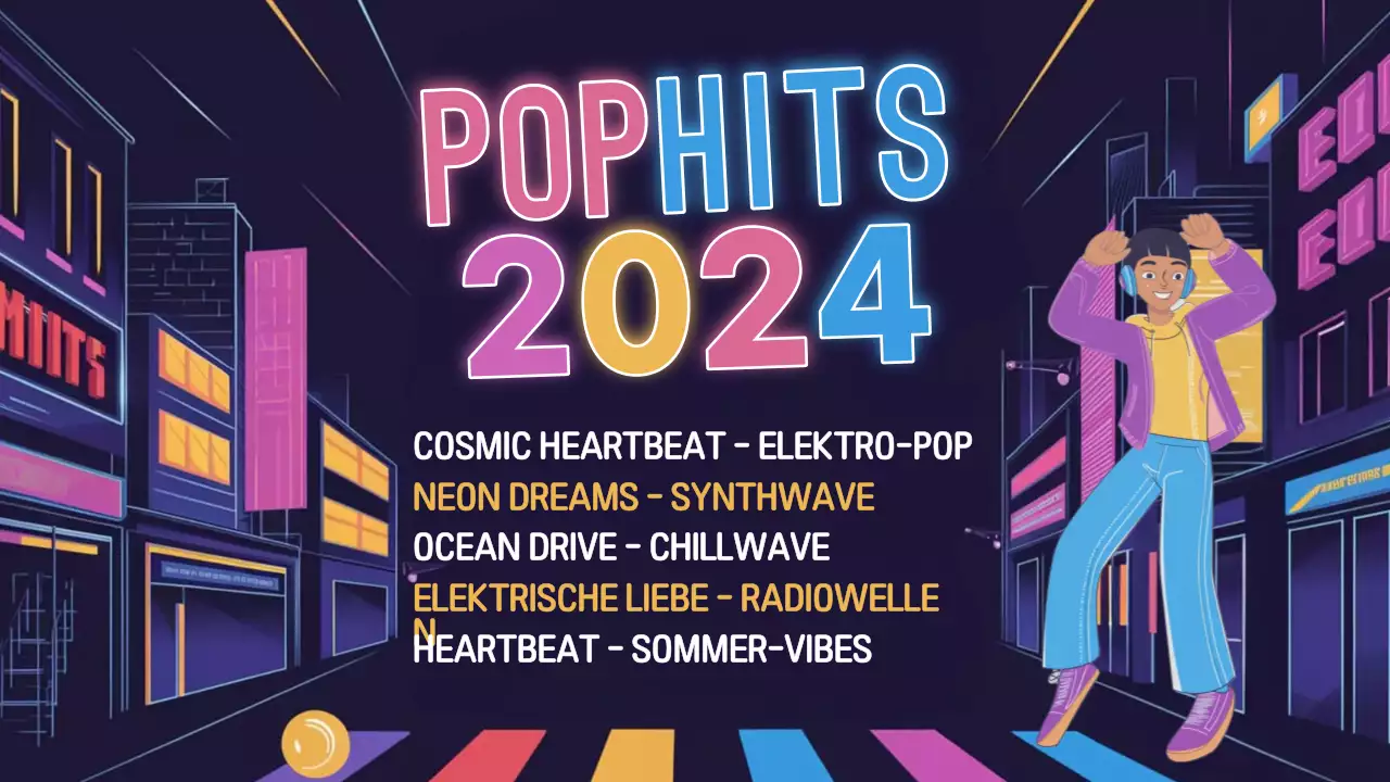 Regenbogen Retro-Musik-Wiedergabeliste