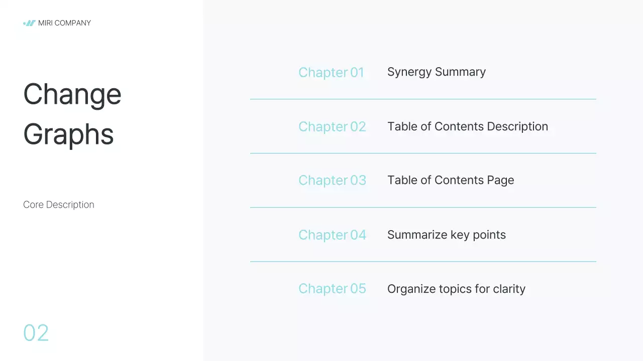 Modern company business report in gray and light blue
