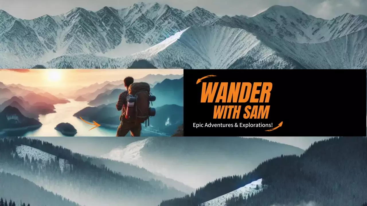 Orange Rustic Adventure Promotion YouTube Thumbnail