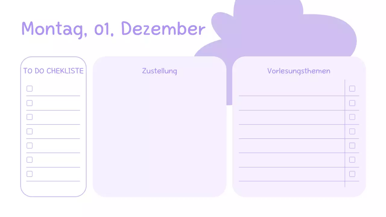 pastell klasse agenda niedliche präsentation