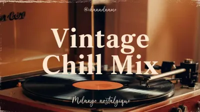 playlist de musique vintage brune