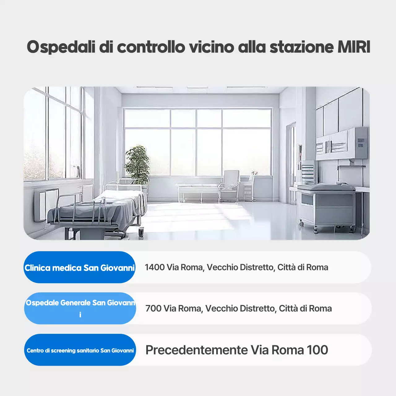 Certificato di buona salute blu