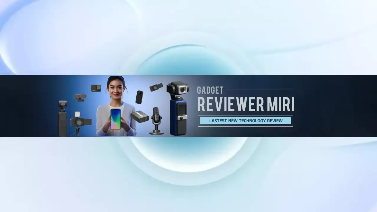 Blue Modern Technology Promotion YouTube Thumbnail