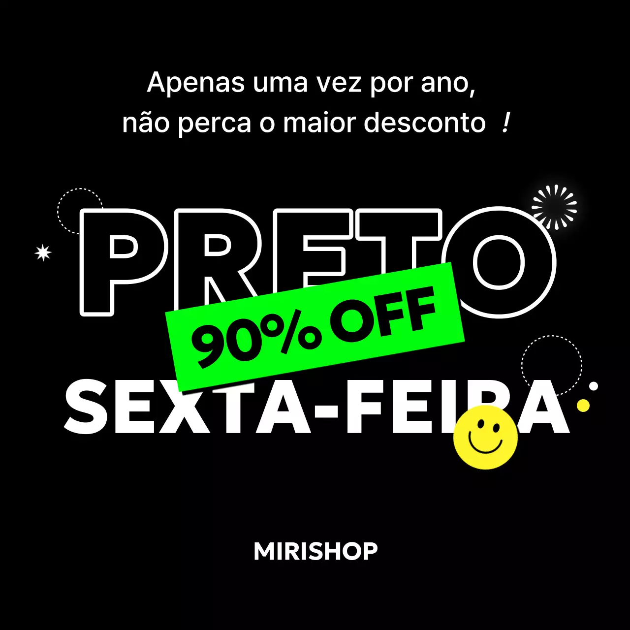 Anúncio de venda da Black Modern
