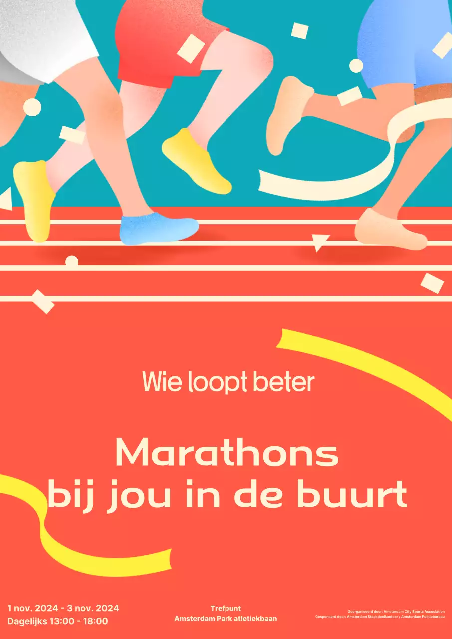 Promoot de Orange Pop Marathon