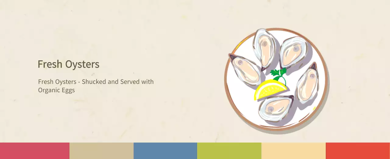 Beige Traditional Food Calendar