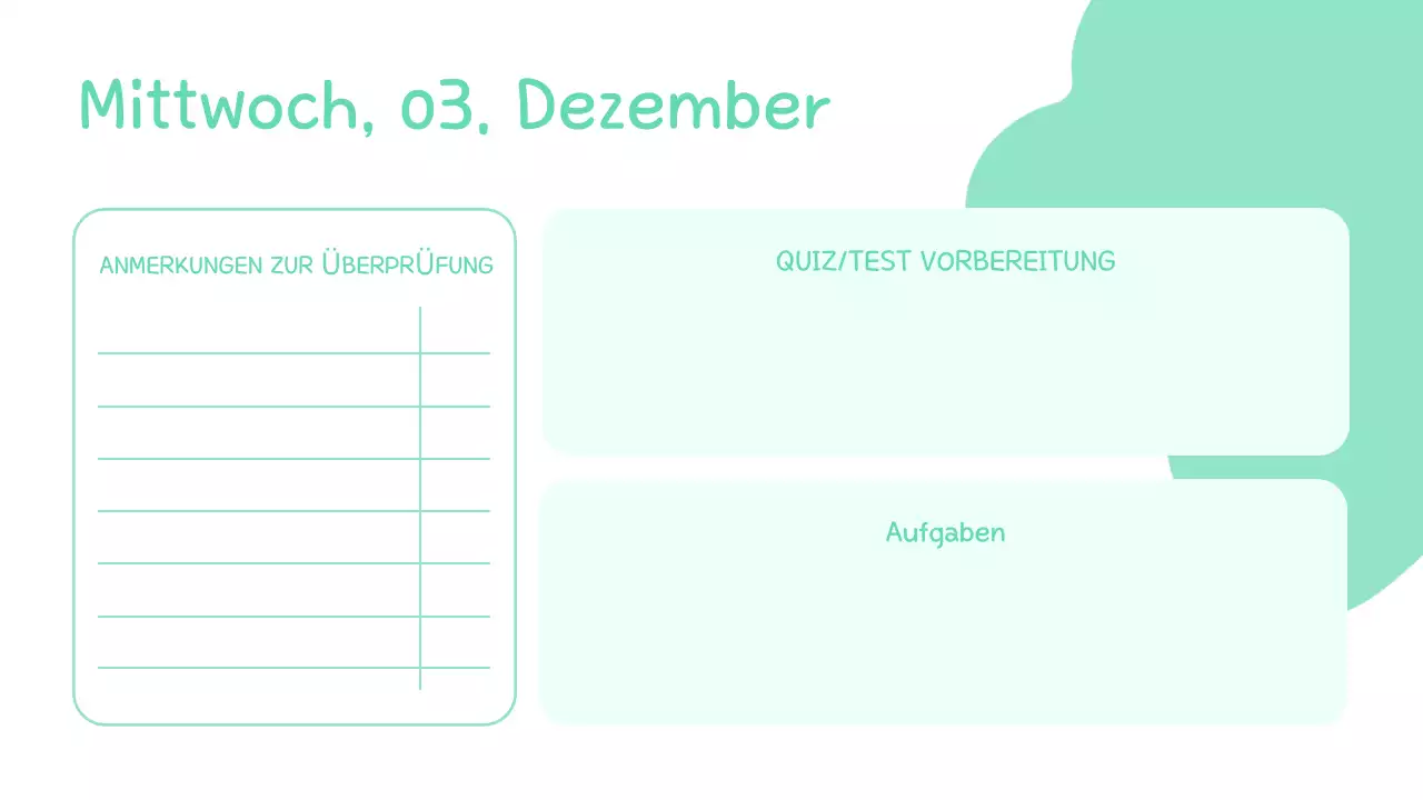 pastell klasse agenda niedliche präsentation