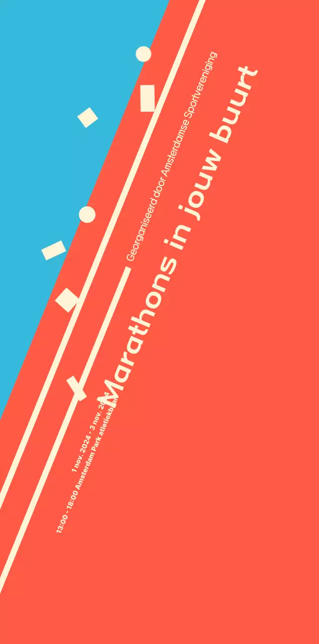 Fel oranje marathonevenement