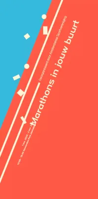 Fel oranje marathonevenement