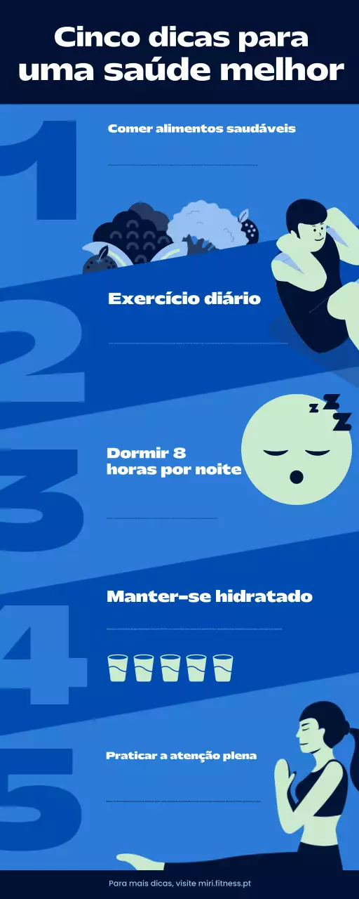 guia de saúde moderno azul