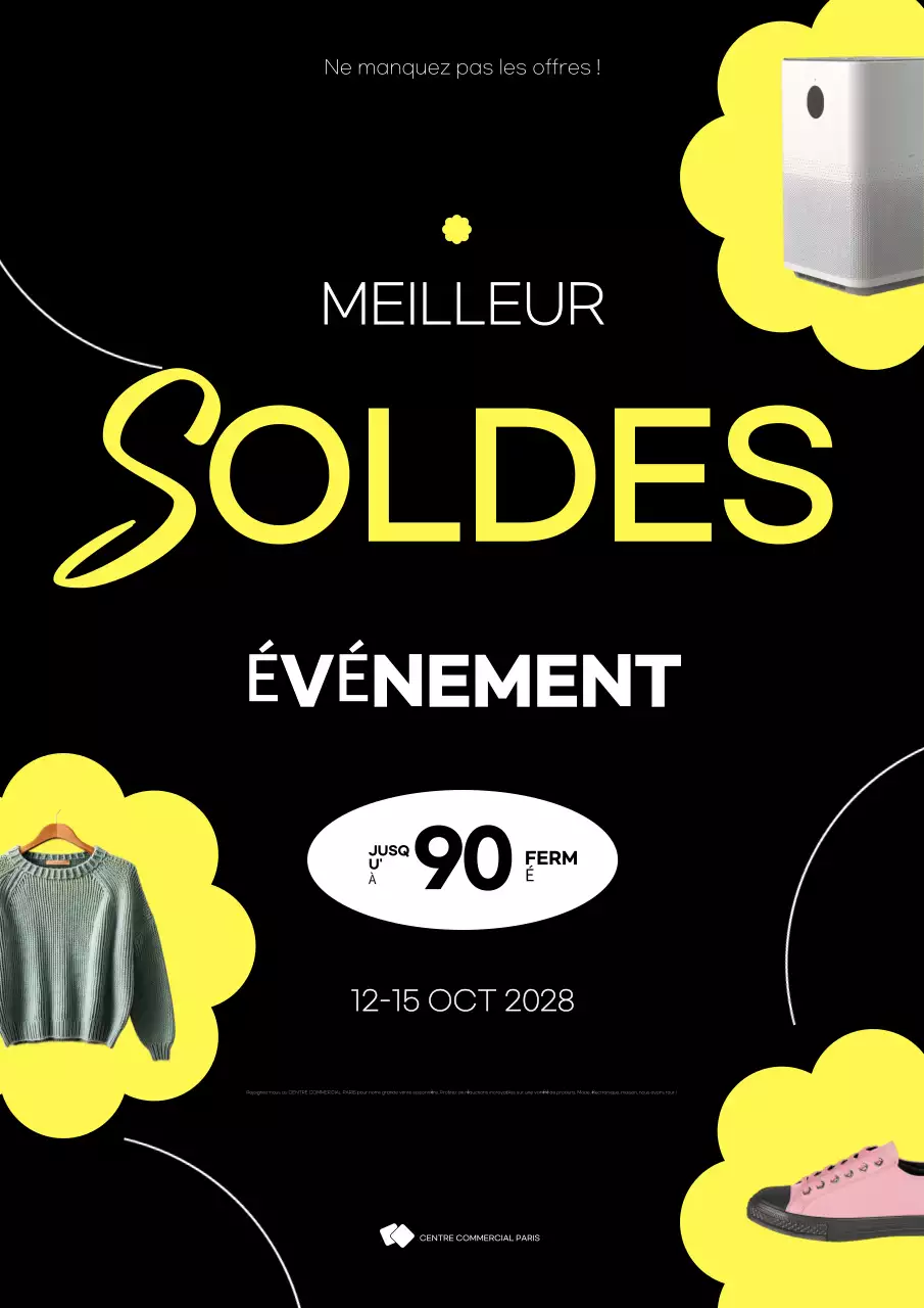 noir moderne vente promotion