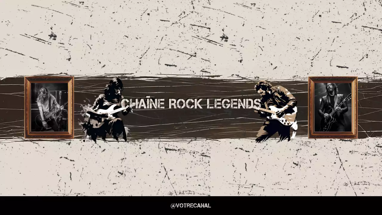 Beige Retro Rock Music Advertisement