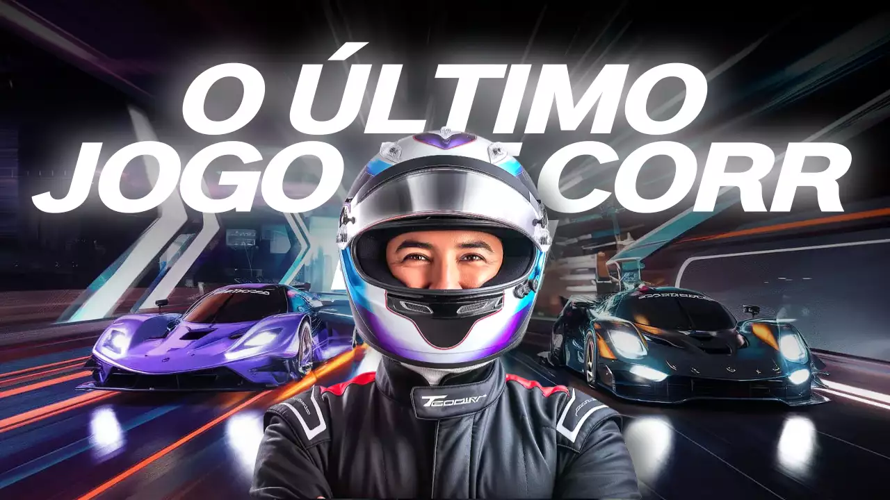 Anúncio de corrida moderno preto