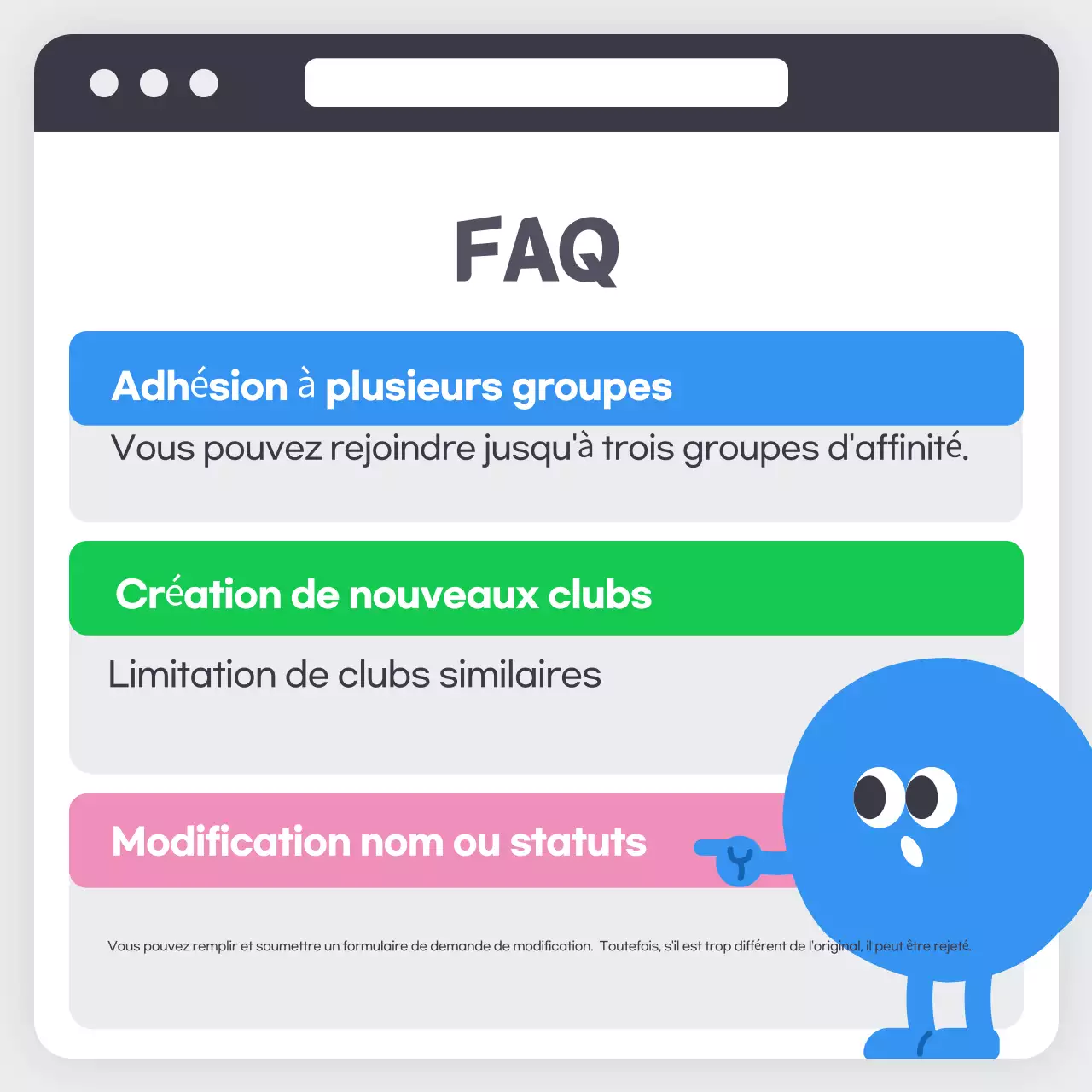 Bleu clair comment créer un club d'entreprise communiquer des informations