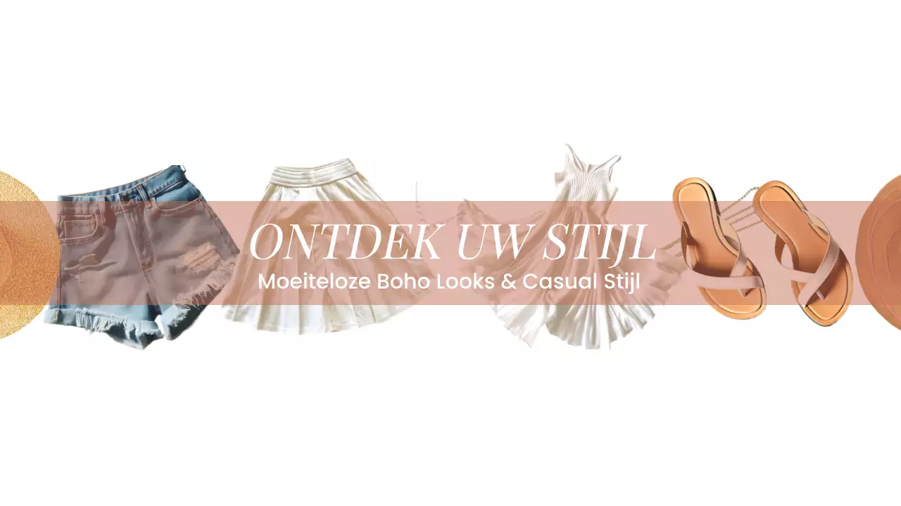 Beige Boho Fashion YouTube Kanaal Kunst