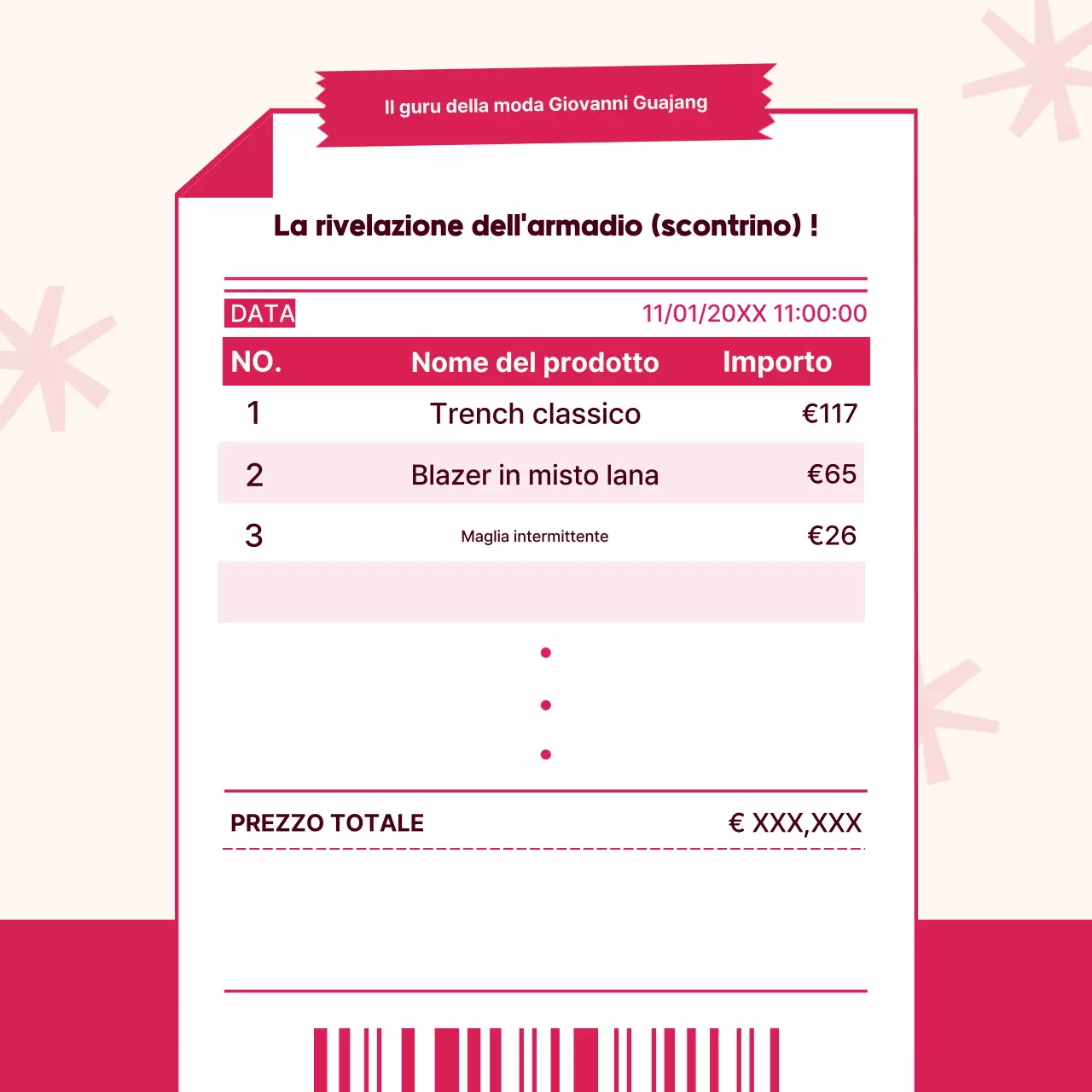 Guida alla moda autunnale moderna in rosso