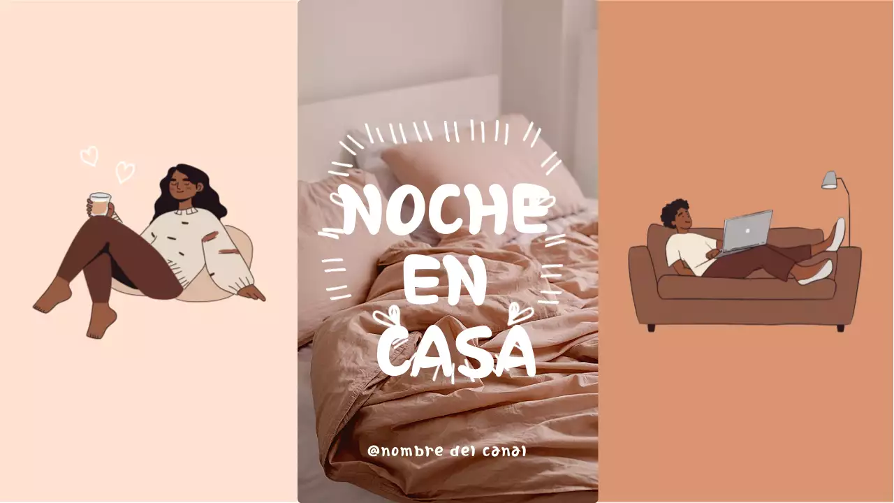 beige cozy night in vlog