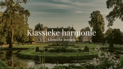Groene Klassieke Harmonie Muziek Afspeellijst