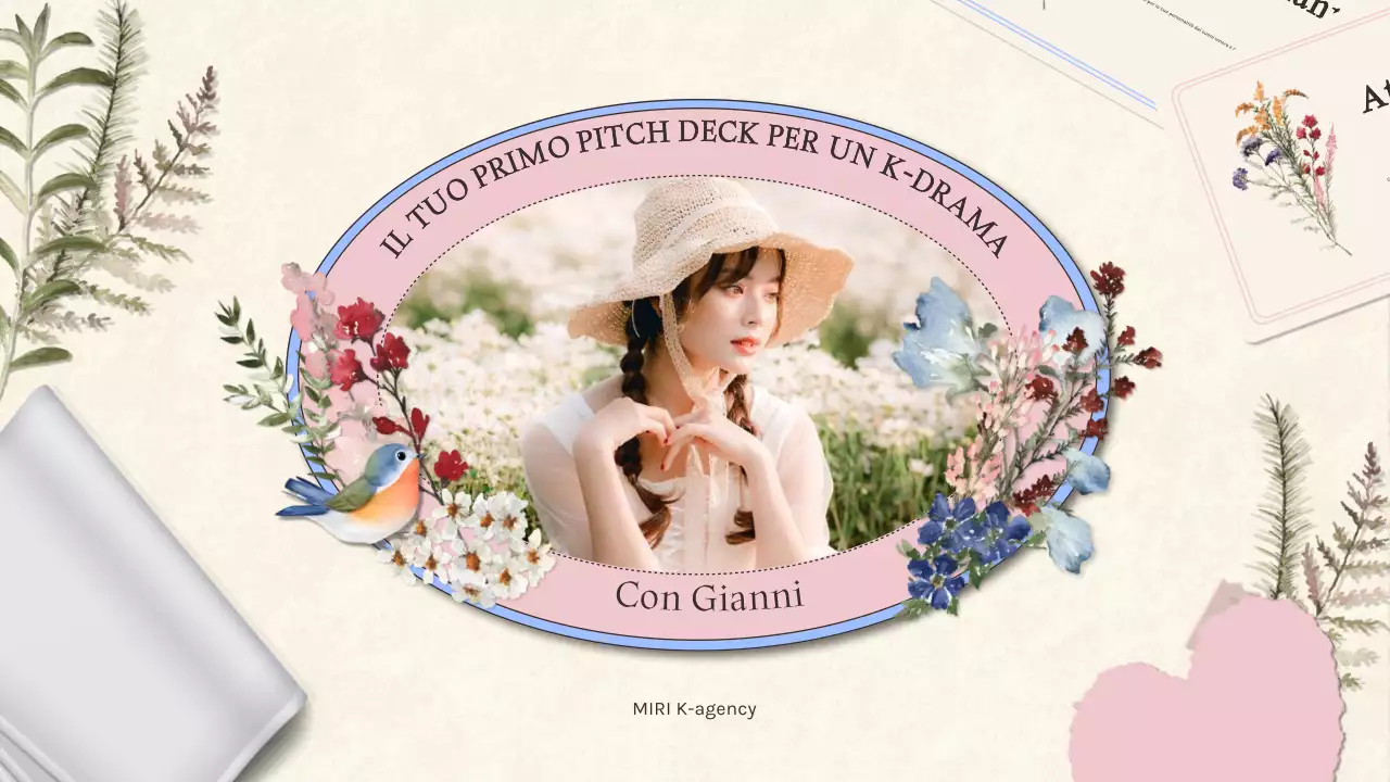 Piazzola rosa elegante per il dramma K