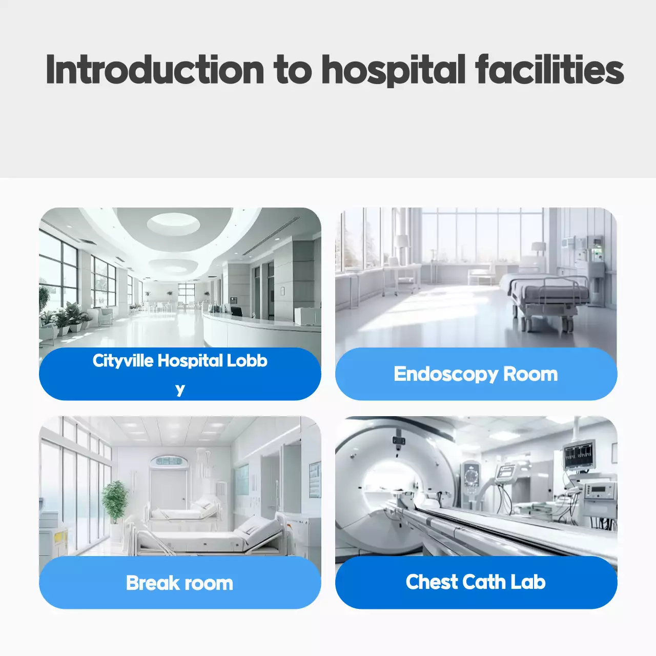 Guia de saúde moderna azul Carrossel do Instagram