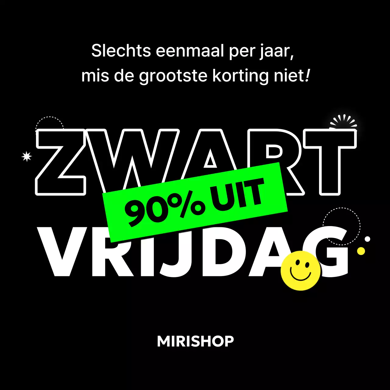 Zwarte moderne uitverkoopadvertentie