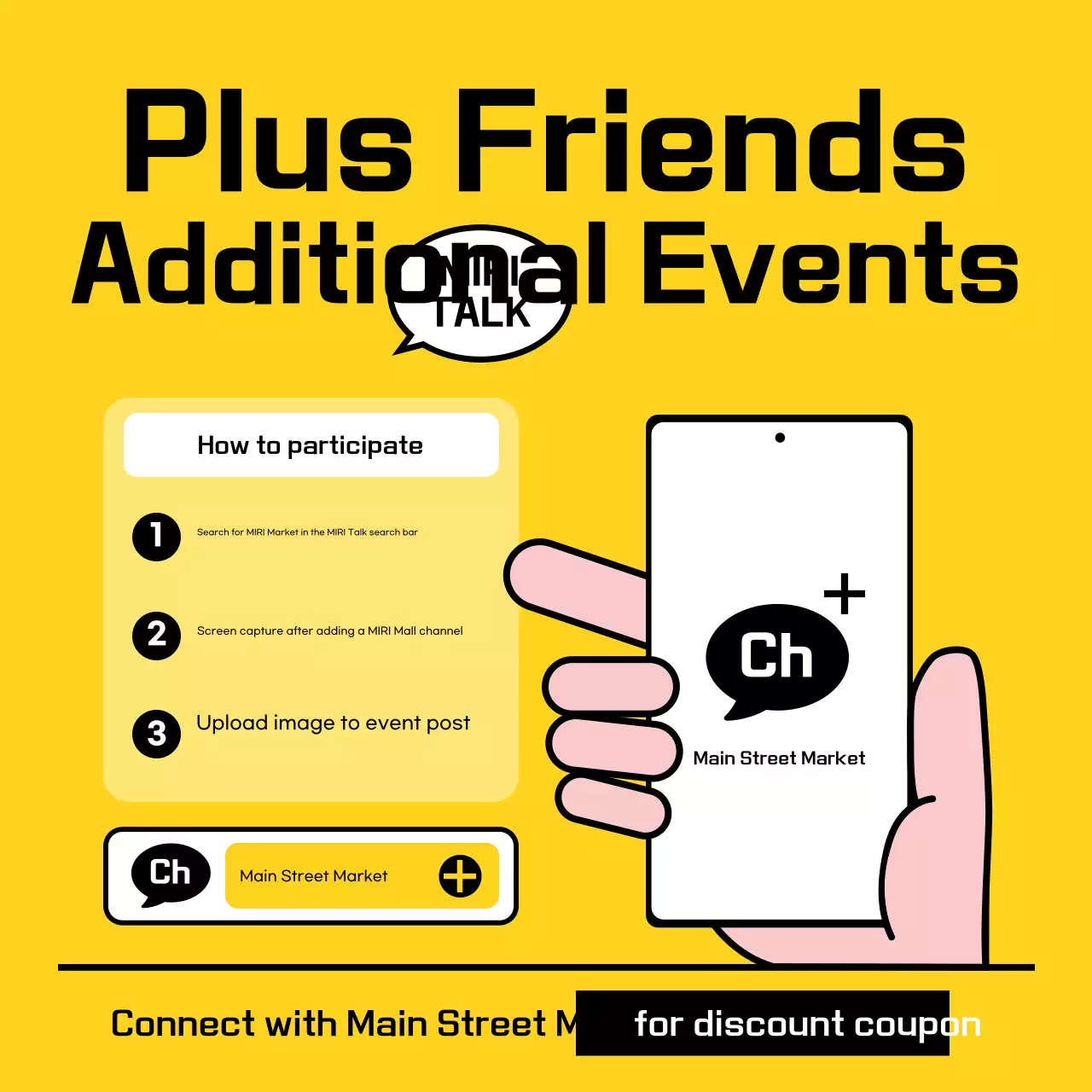 Yellow Modern Event Promotion Social Media Post