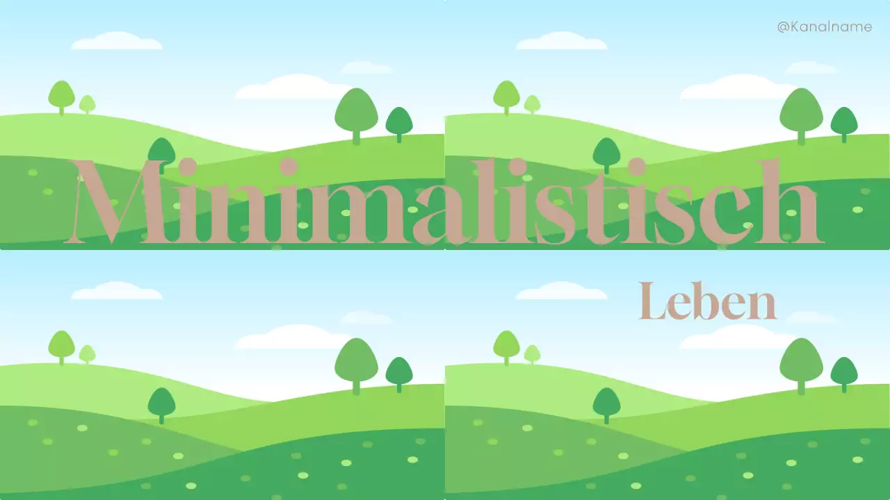 beige minimalistisches Leben