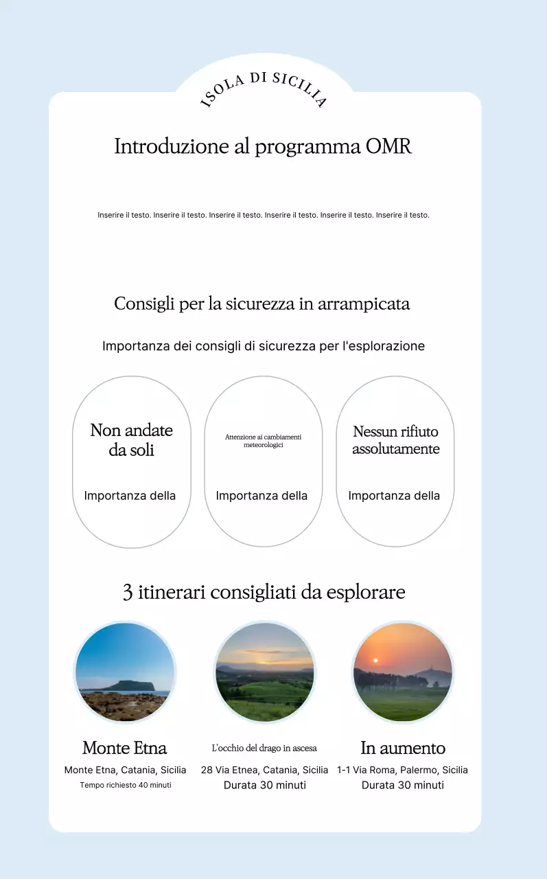 Guida di viaggio semplice