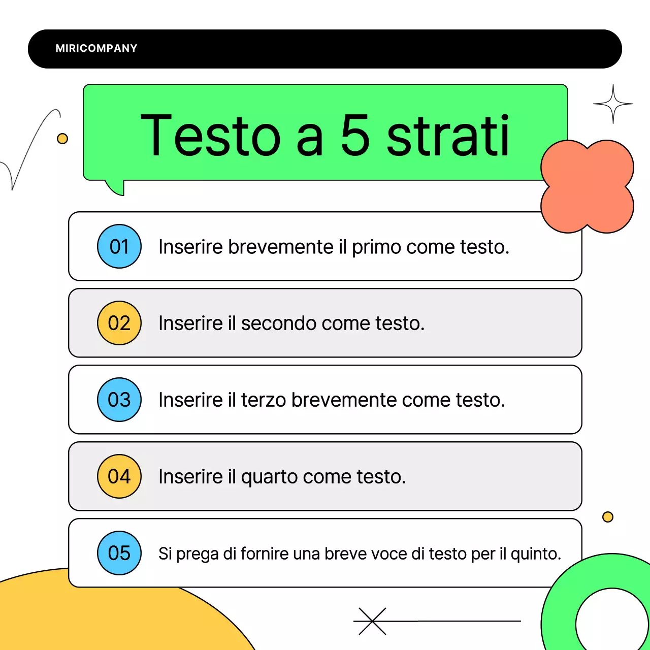 Promuovete il vostro marketing aziendale in bianco e semplice