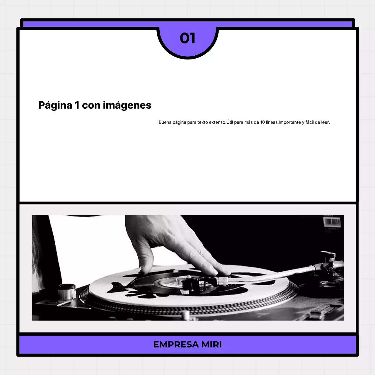 Guía de diseño simple malva