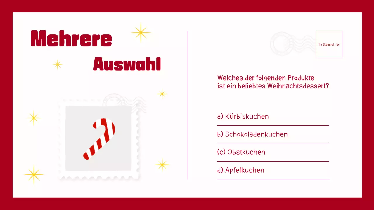 TRENDIGE LUSTIGE ILLUSTRATION WEIHNACHTS-QUIZ-SPIEL FÜR KINDER