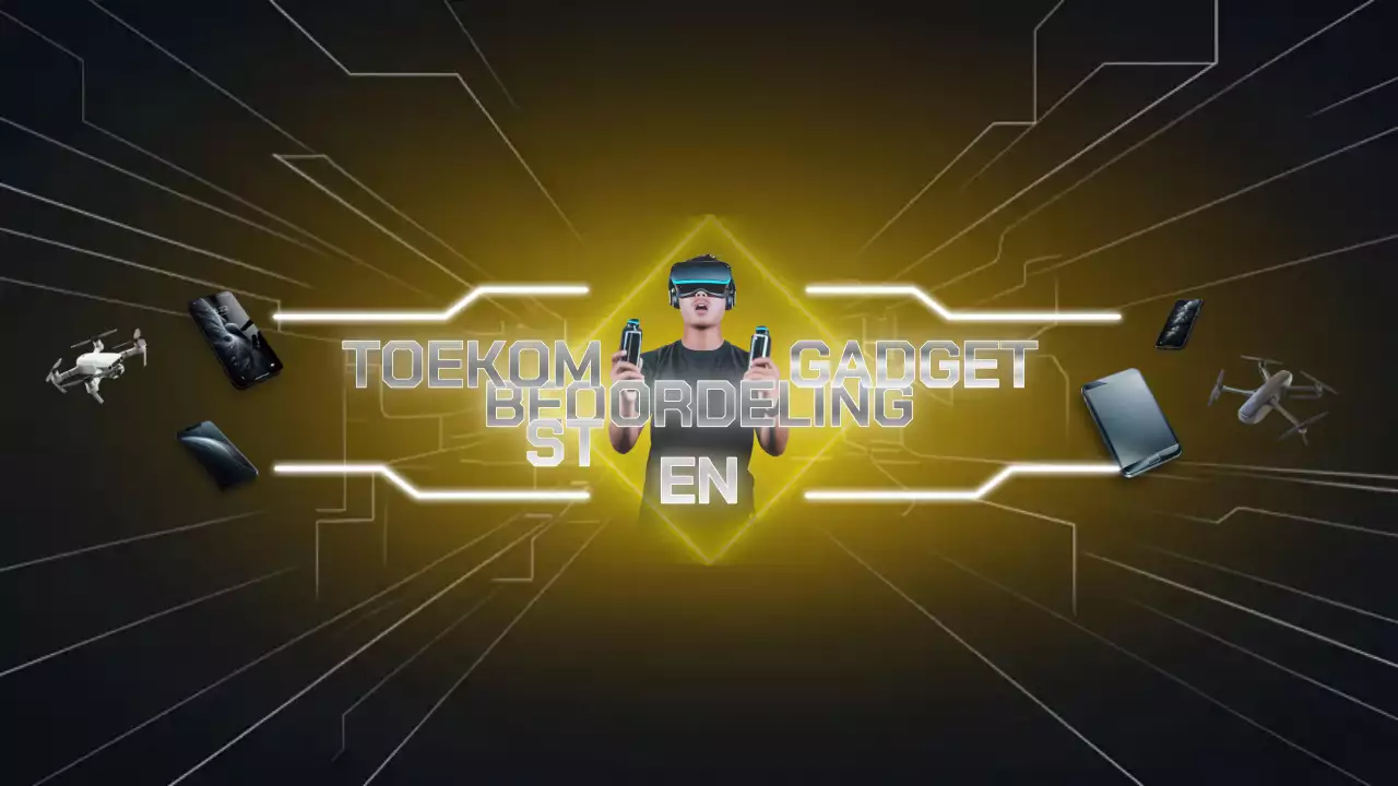 Gele futuristische technologie-reviews Advertentie