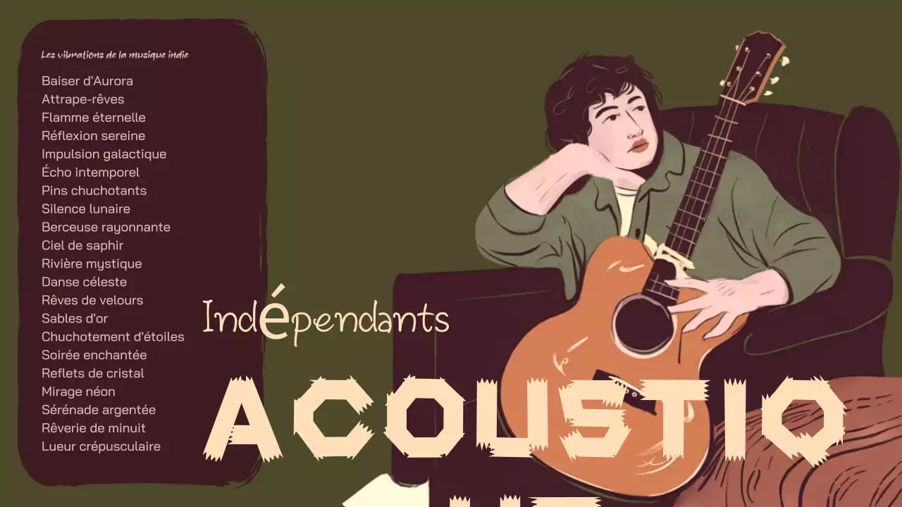 playlist de musique rétro brune