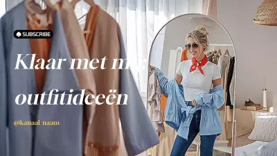 Beige Trendy Fashion Vlog