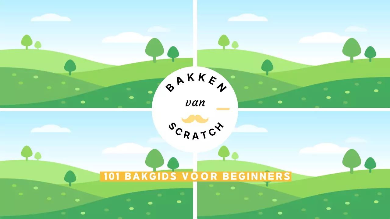 geel bruin wit klassieke bakwijzer moderne stijl