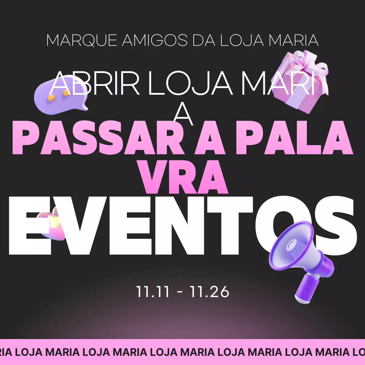 Promover o seu evento black pop