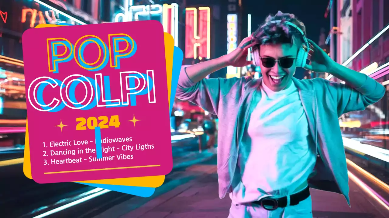 playlist di musica neon di tendenza